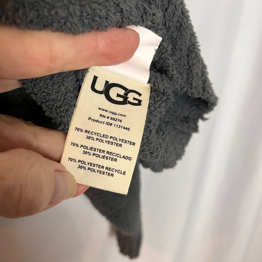 Women's Grey NWT UGG Cardigan, Size L - Picture 3 of 6